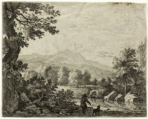 Man med en hund av Karel Dujardin