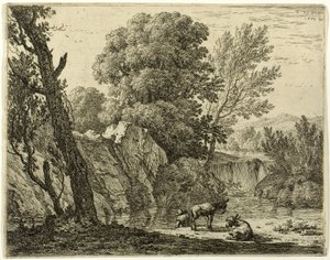 Packaren med två åsnor av Karel Dujardin