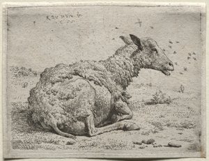 Fåren och flugorna av Karel Dujardin