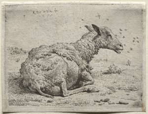 Fåren och flugorna. av Karel Dujardin