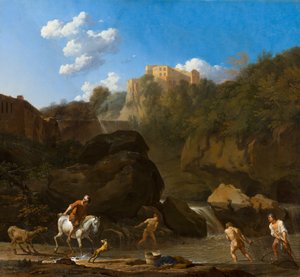 Vattenfallen vid Tivoli av Karel Dujardin