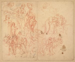 Figurstudier (recto); Figurstudier (verso)
