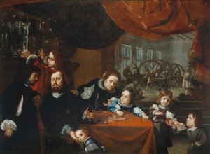 Familjen till ädelstenssliparen Dionysius Miseroni