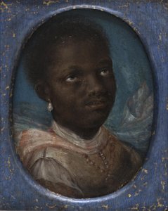 Chef för en afrikan av Karel van III Mander