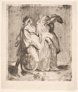 Judith med sin tjänare av Karel van III Mander