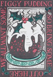 Figgy Pudding, 1998 (linosnitt på papper)