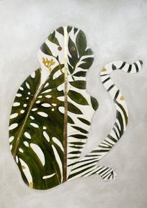Stiliserad djungelapa