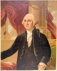George Washington / A. Weidenbach. C1876. av Karl Augustus Weidenbach