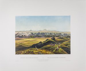 Tablå 44. Vy över Klippiga bergen, Bodmer