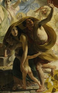 Detalj av Pompejis sista dag (av Karl Bryullov, 1833, Ryska museet)
