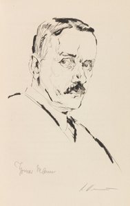 Porträtt av Thomas Mann 1875-1955, 1924. av Karl Dannemann