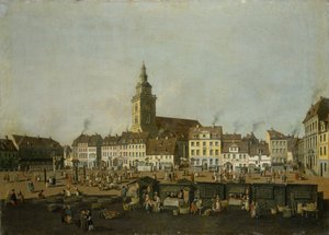 Utsikt över Neue Markt med St. Mary