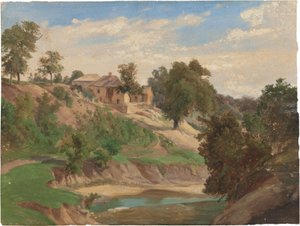 Vid floden Pedernales av Karl Friedrich Hermann Lungkwitz