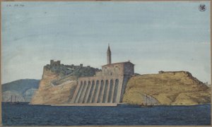 Katedralen i Piran i Istrien av Karl Friedrich Schinkel