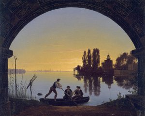 Spreeflodens strand vid Stralau av Karl Friedrich Schinkel