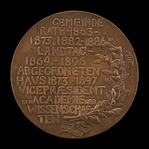 Inskrift [omvänd], 1897. av Karl Gindra