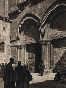 Jerusalem, Heliga gravens kyrka, Portal (s/v foto)