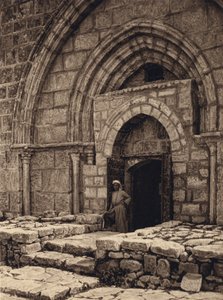 Jerusalem, Jungfrugravens kyrka, Portal (s/v foto) av Karl Grober