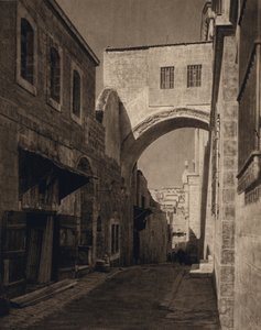 Jerusalem, Ecce Homo-Arch (s/v foto) av Karl Grober