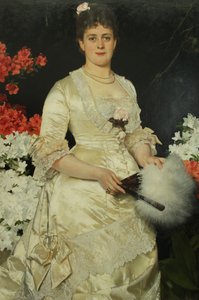 Tyska: Frau Hedwig Woworsky, geb. Heckmann Fru Hedwig Woworsky, född Heckmann