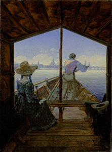 Tidigt på morgonen på Elbe, nära Dresden, 1827