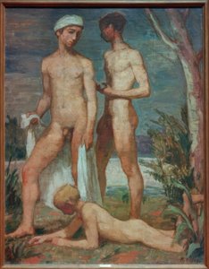 Drei badende Jünglinge