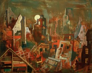 Ruinenatt av Karl Hofer