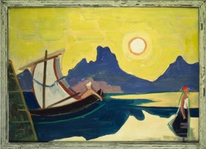 See und Berge von Karl Hofer