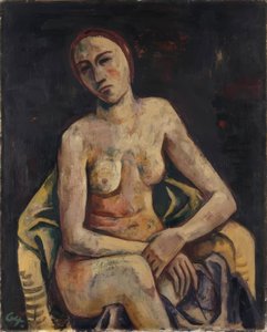 Sitzende Frau von Karl Hofer