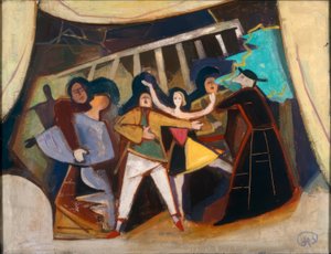 Zuschauer von Karl Hofer