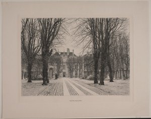 Den gröna trädgården på Frederiks Hospital av Karl Jensen