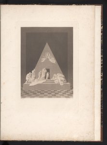Framifrån av begravningsmonumentet Begravningsmonument över Maria Christina, ärkehertiginna av Österrike, i Augustinerkirche i Wien (serietitel) av Karl Joseph Aloys Agricola