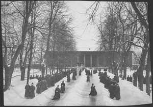 Släde, före 1916 av Karl Karlovich Bulla