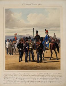 Första lätta kavalleridivisionen, 1867 av Karl Karlovich Piratsky