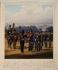 Första lätta kavalleridivisionen, 1867 av Karl Karlovich Piratsky