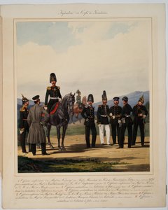 Infanteri av den ryska kejserliga grenadjärkåren, 1867 av Karl Karlovich Piratsky