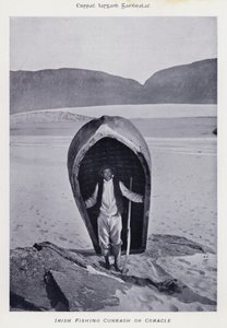 Irish Fishing Curragh eller Coracle (s/v foto) av Karl Karlovich Piratsky