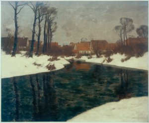 Vinterdag i Rheinhessen av Karl Kustner