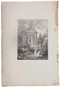 Kärlekens tempel i parken vid Chateau de Malmaison