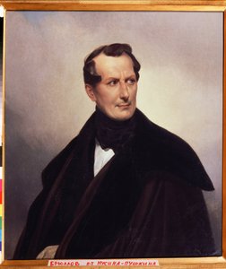 "Portrait du tsomte Vladimir Musin-Pushkin (Musin Pushkin) (1798-1854)"" Peinture de Karl Bryulov (Bryulov) (1799-1852) 1838 State Art Museum, Yaroslavl av Karl Pavlovich Bryullov