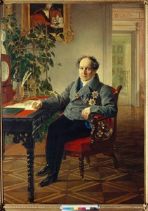Porträtt av prins Alexander Nikolajevitj Golitsyn (1773-1844) (Porträtt av prins Alexander Nikolajevitj Golitsyn (1773-1844) - Målning av Karl Briullov (Bryullov) (1799-1852) av Karl Pavlovich Bryullov