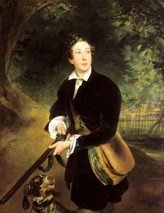 Porträtt av författaren greve Aleksey Konstantinovich Tolstoj