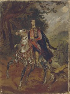 Porträtt av greve Anatole Nikolaievich Demidov, 1:e prins av San Donato 1812-1870, ca. 1831 av Karl Pavlovich Bryullov