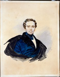 Porträtt av Feodor, Prins Galitzine av Karl Pavlovich Bryullov