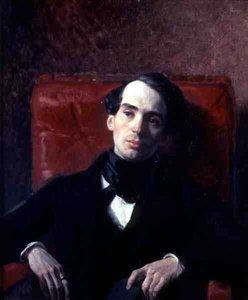 Porträtt av författaren, A. N. Strougovschikoff (1808-78) av Karl Pavlovich Bryullov