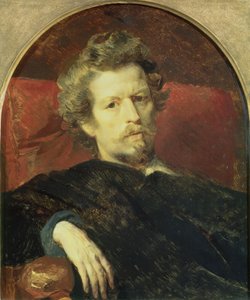 Självporträtt, 1848 (olja på kartong)