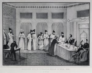 Undertecknande av fördraget i Turkmenchay, 1828