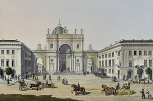 Katolska kyrkan St. Catherine i Sankt Petersburg, första hälften av 1800-talet.