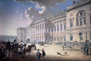 Det gamla Michael-palatset i Sankt Petersburg, 1832