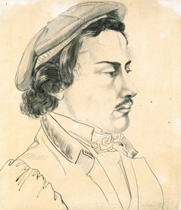 Porträtt av en student av Karl Philipp Fohr